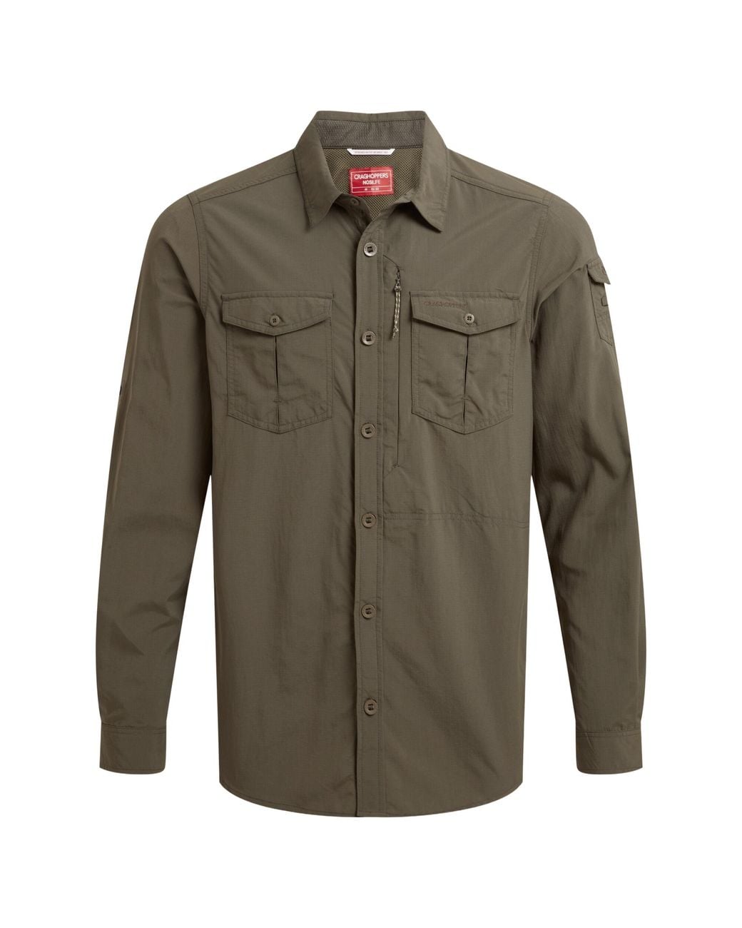 Craghoppers Green Adventure Iii Nosilife Long-Sleeved Shirt (Woodland) for men