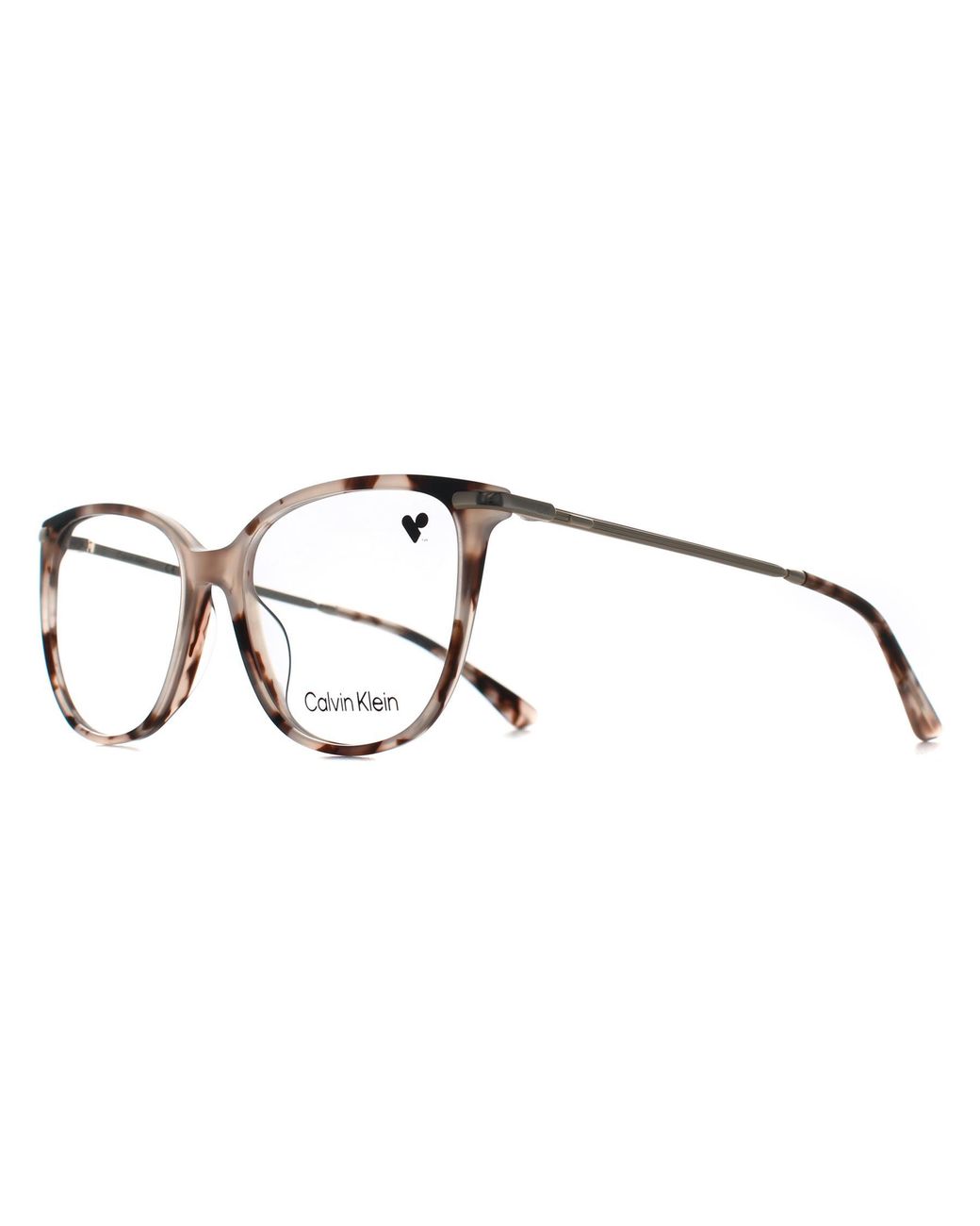 Calvin Klein Brown Cats Eye Rose Tortoise Ck22500