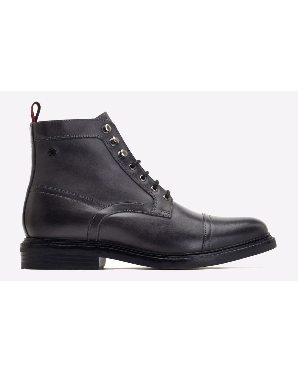 Base London Black Henderson Leather for men