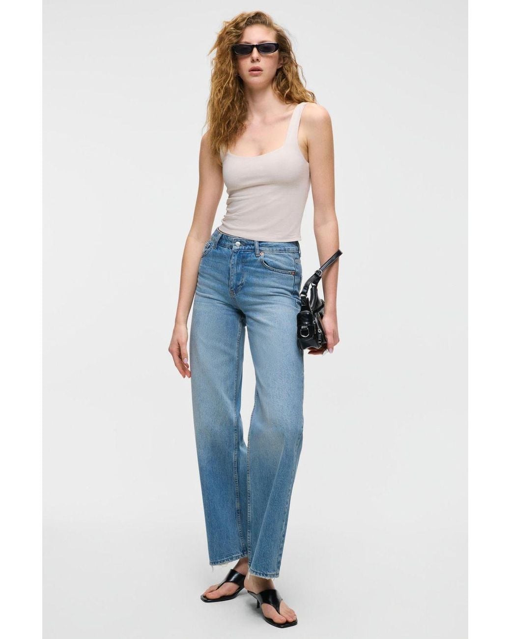 Grimelange White Regular Fit Pull-On Blouse