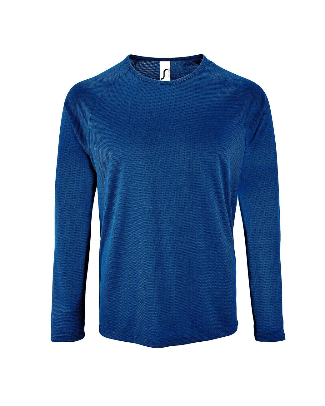 Sol's Blue Sporty Long Sleeve Performance T-Shirt (Royal) for men