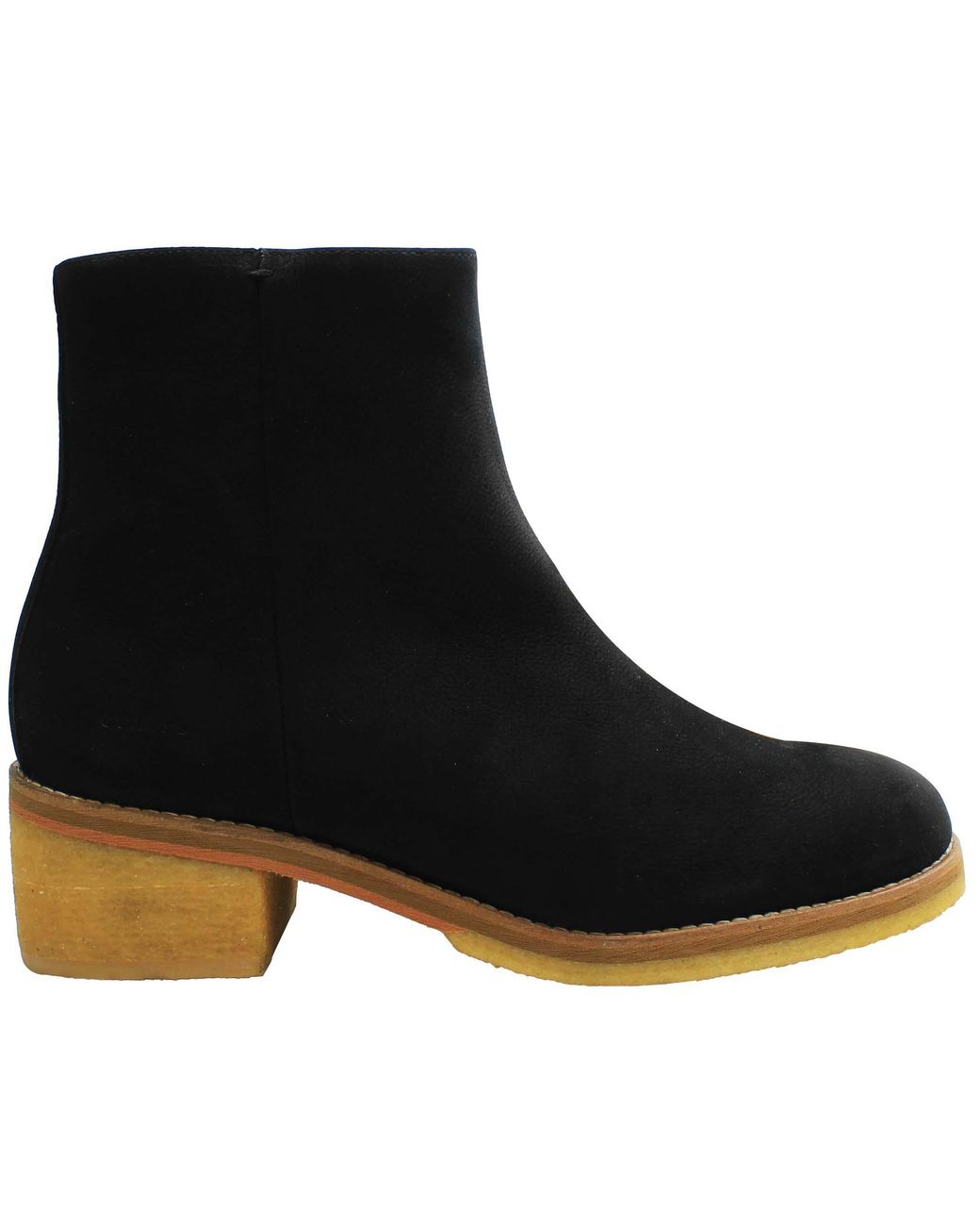 Clarks Black Amara Crepe Ankle Boots