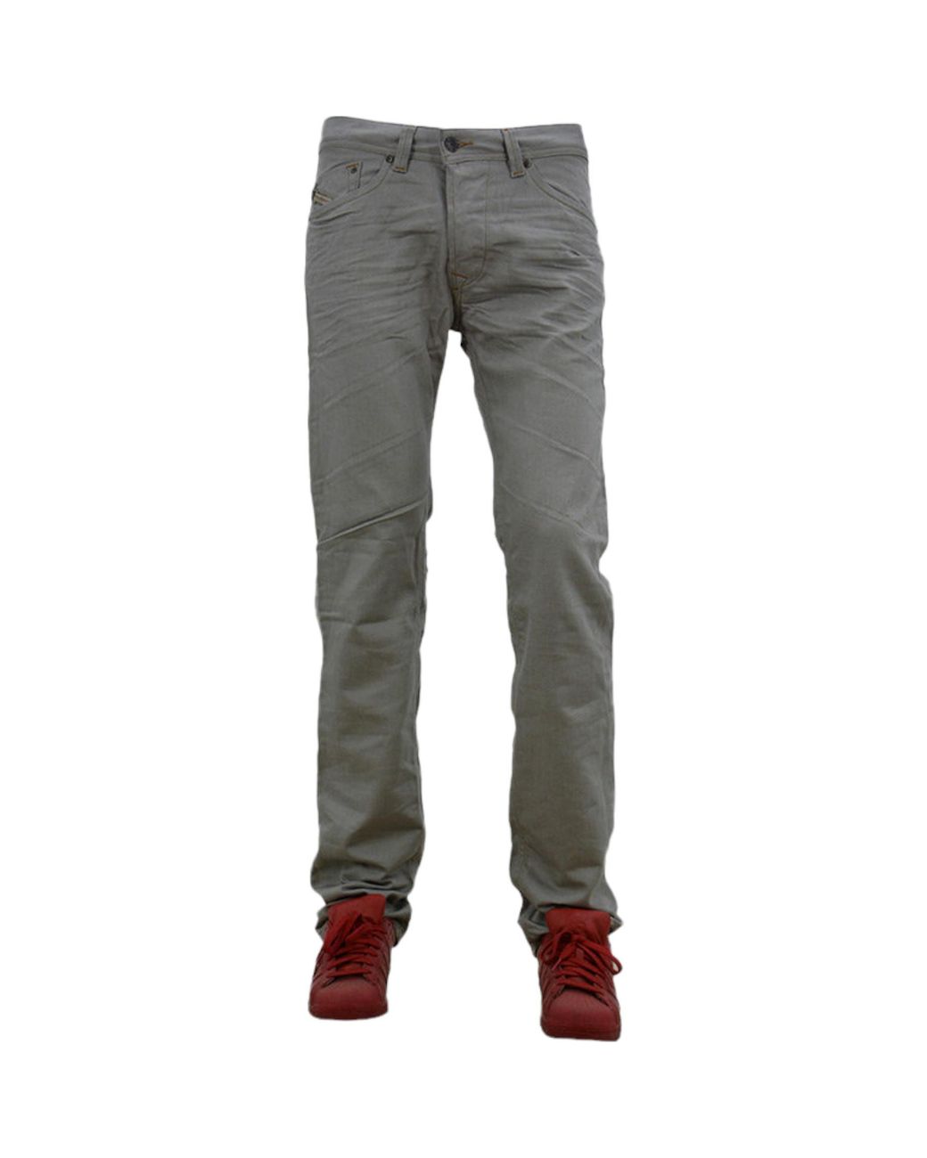 DIESEL Gray Darron Jeans for men