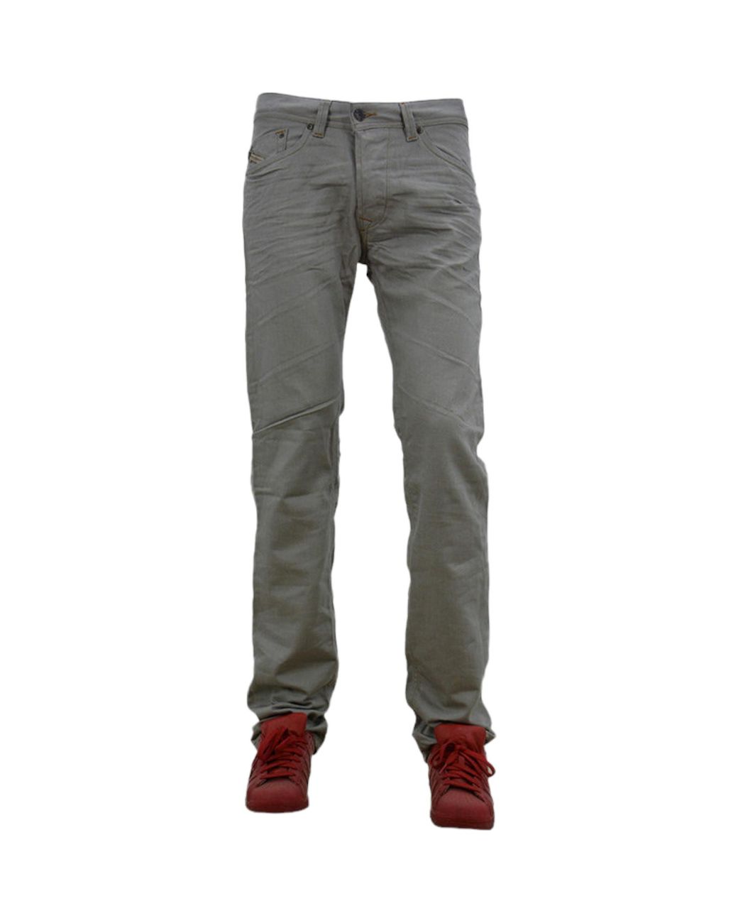 DIESEL Gray Darron Jeans for men