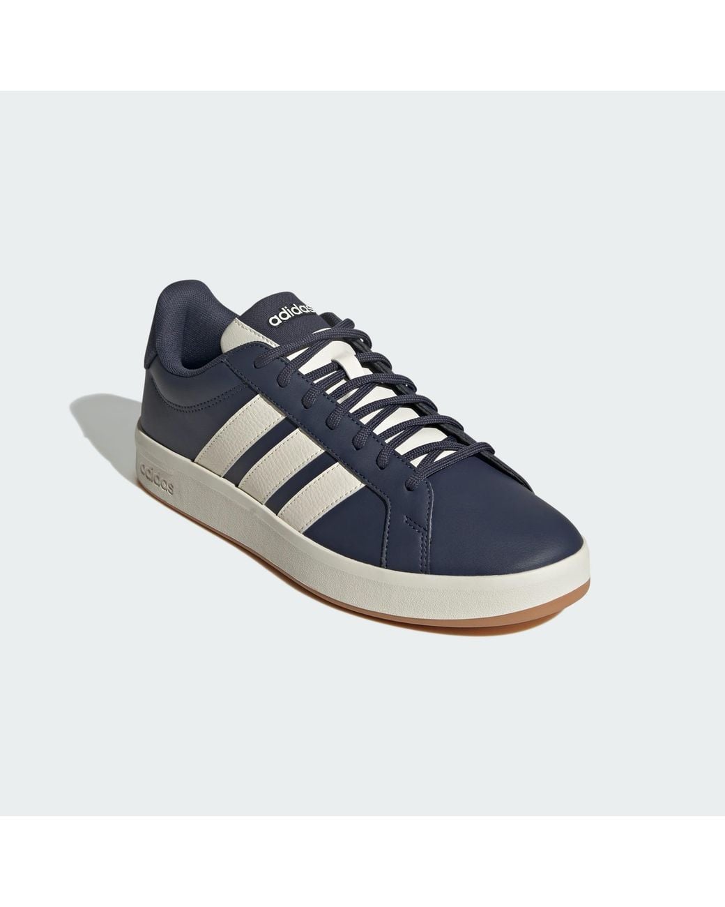 Adidas Blue Grand Court Base 3.0 Shoes for men