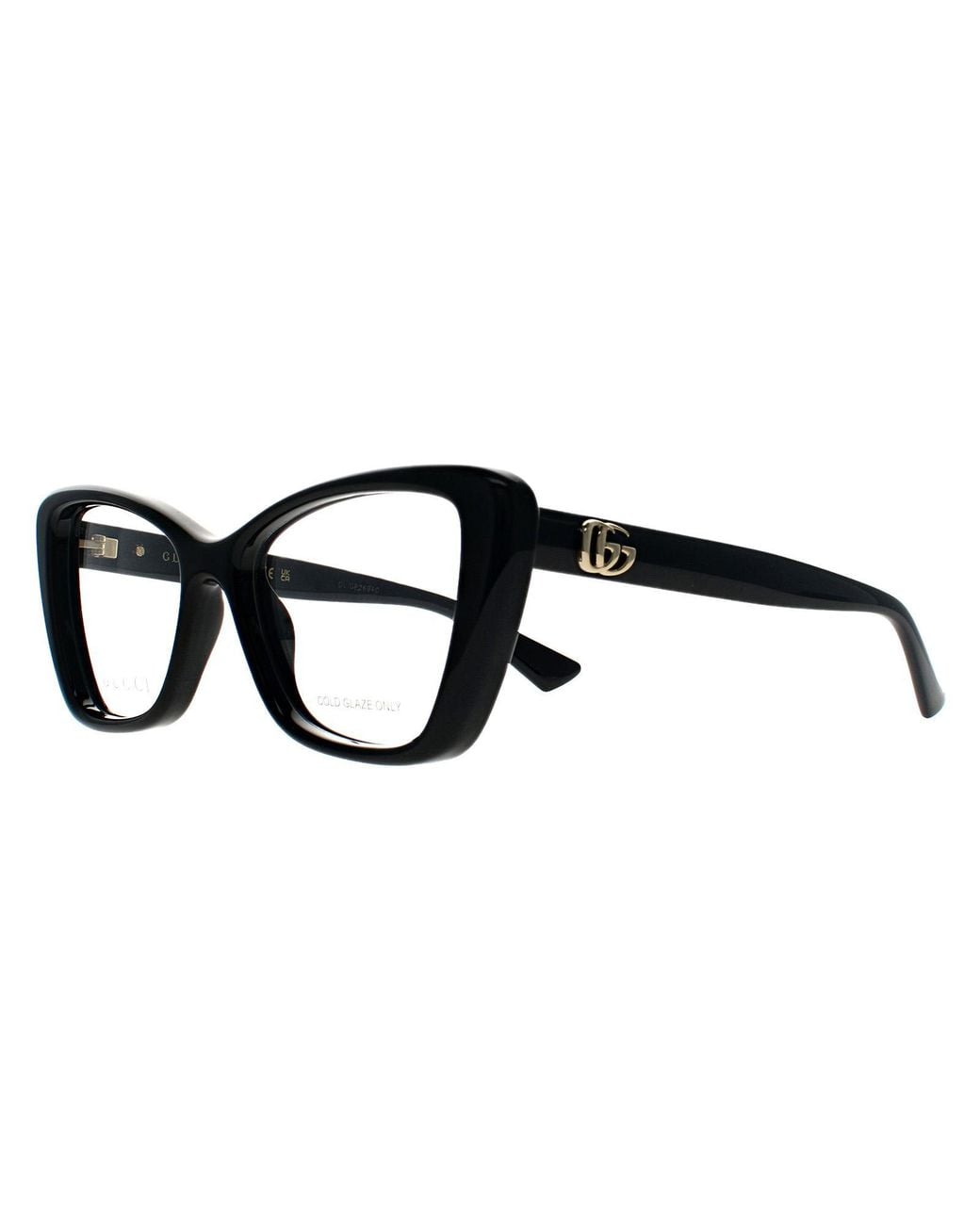 Gucci Black Cat Eye Shiny Gg1977O