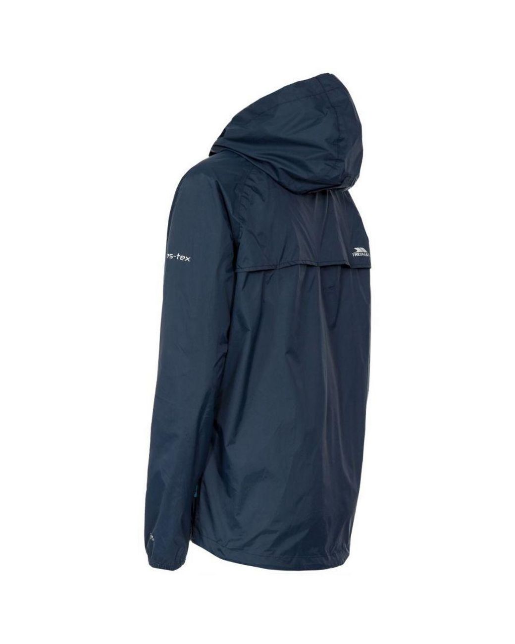 Trespass Blue Ladies Qikpac Waterproof Packaway Shell Jacket