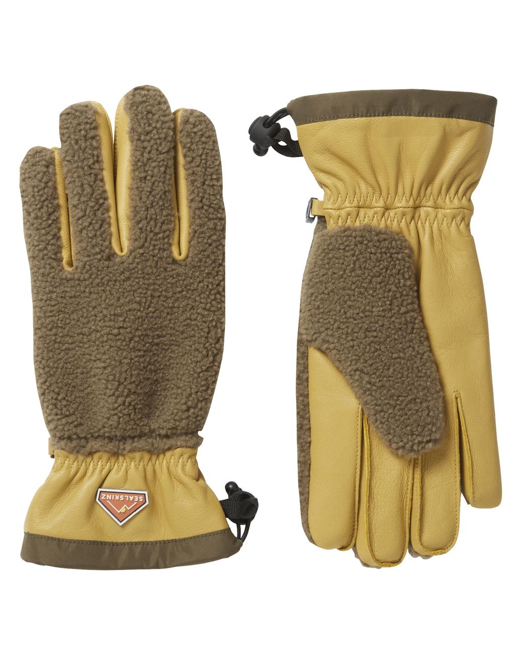 SealSkinz Green Waterproof Sherpa Fleece Hiking Gloves For And