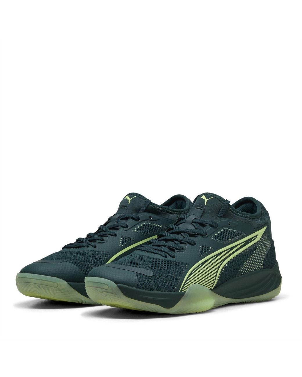 PUMA Green Eliminate Nitro Sqd 4 Handball Trainers for men