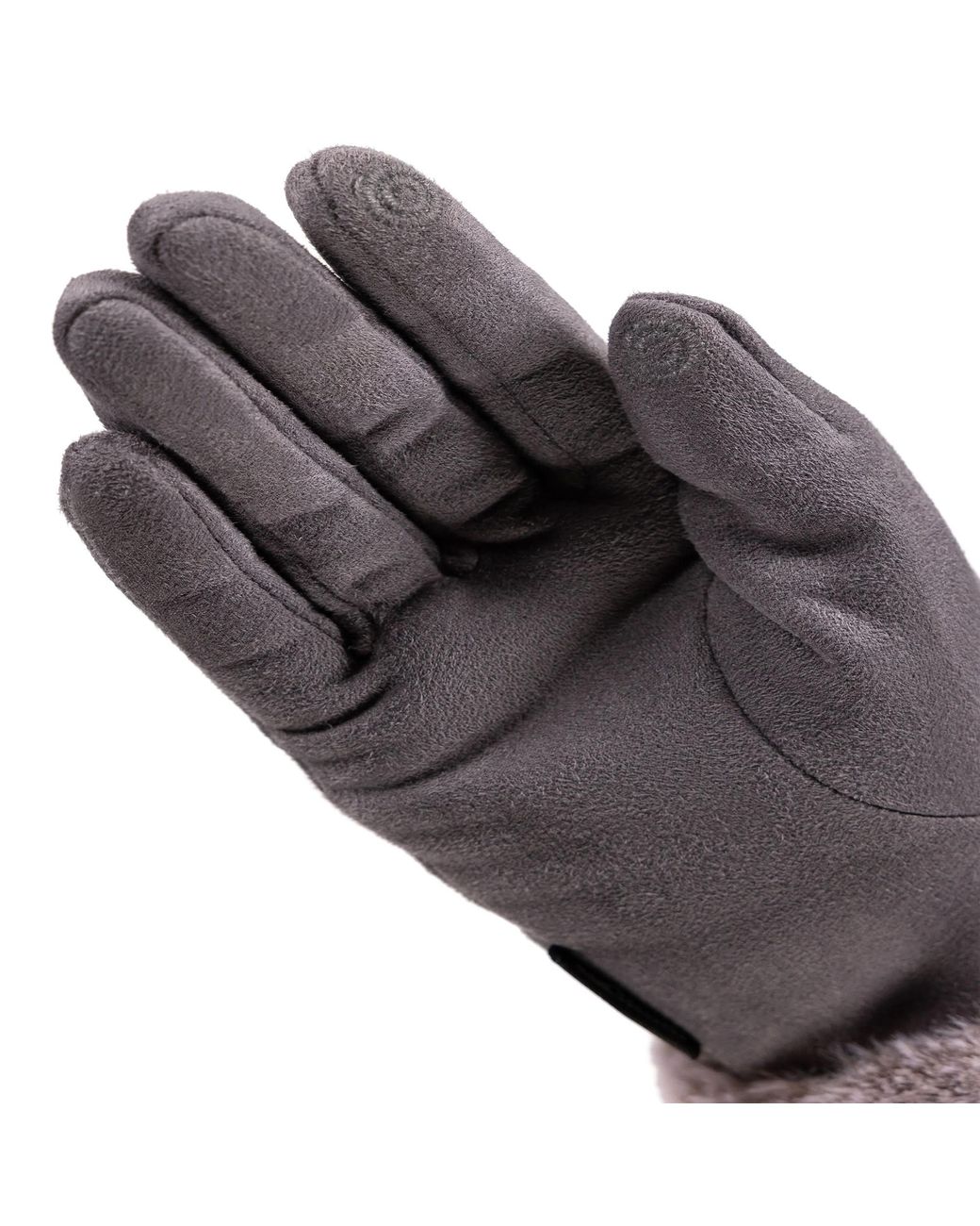 Trespass Gray Ladies Betsy Winter Gloves (Storm)