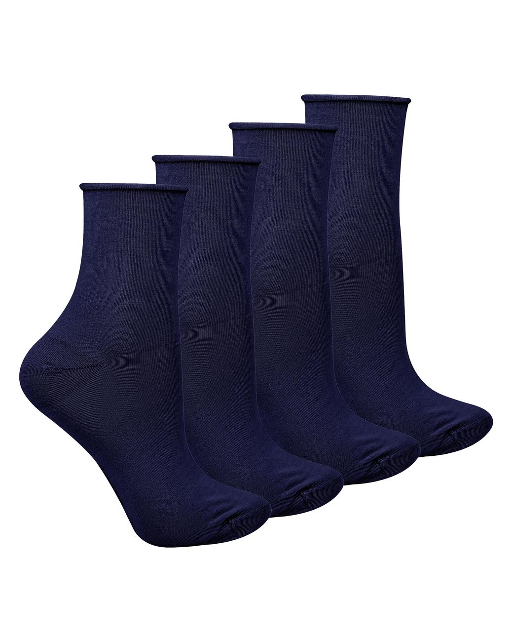 Steve Madden Blue 4 Pairs Ladies Bamboo Sensory Socks