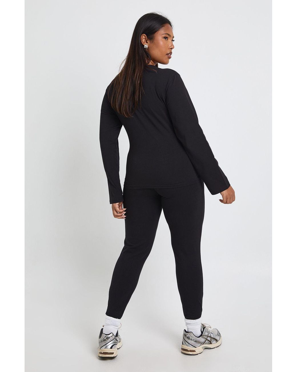 Boohoo Black Plus High Waist Legging