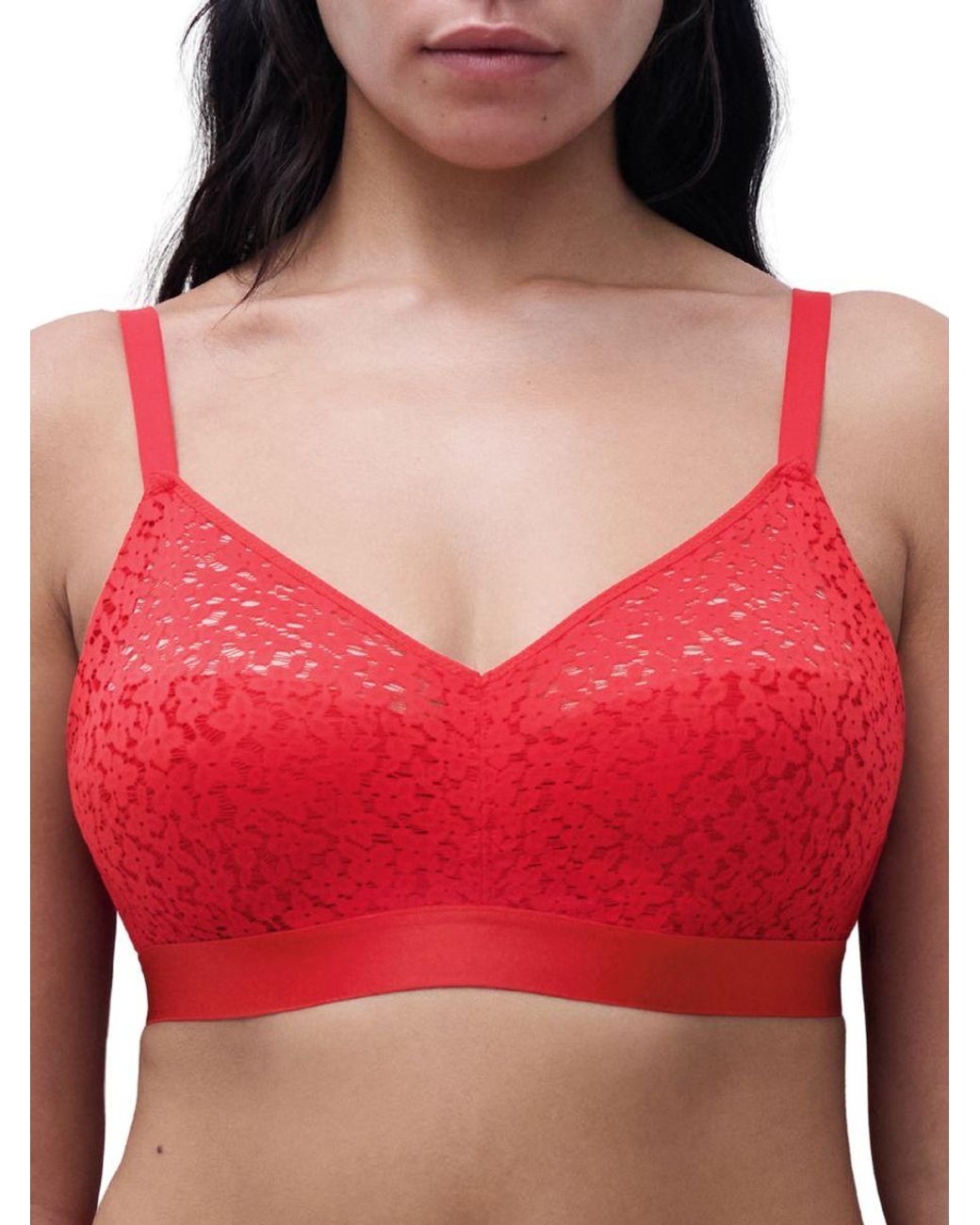 Chantelle Red Easy Feel Norah Wirefree Support Bra