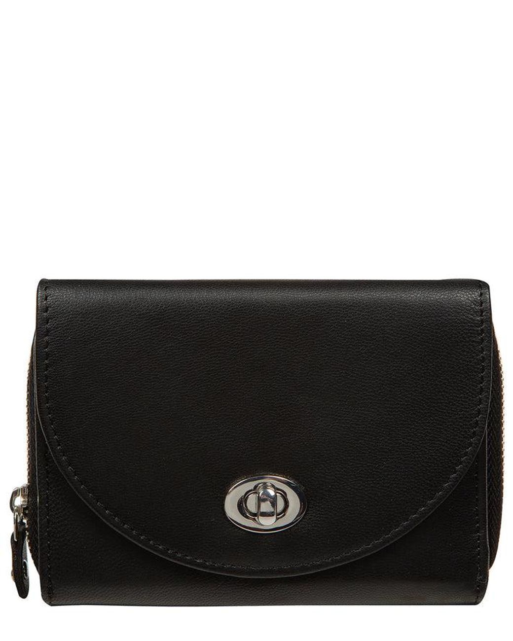 NiNa Amora Black 'Clara' Leather Purse