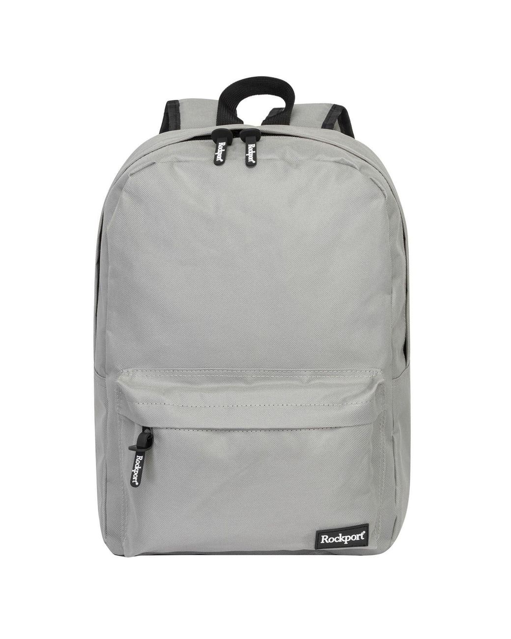 Rockport Gray Accessories Solid Patterned Med Backpack With Logo for men