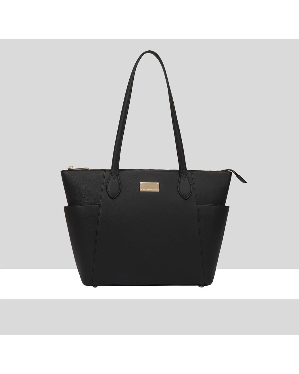 Paul Costelloe Black Morava Leather Tote/Shoulder Bag