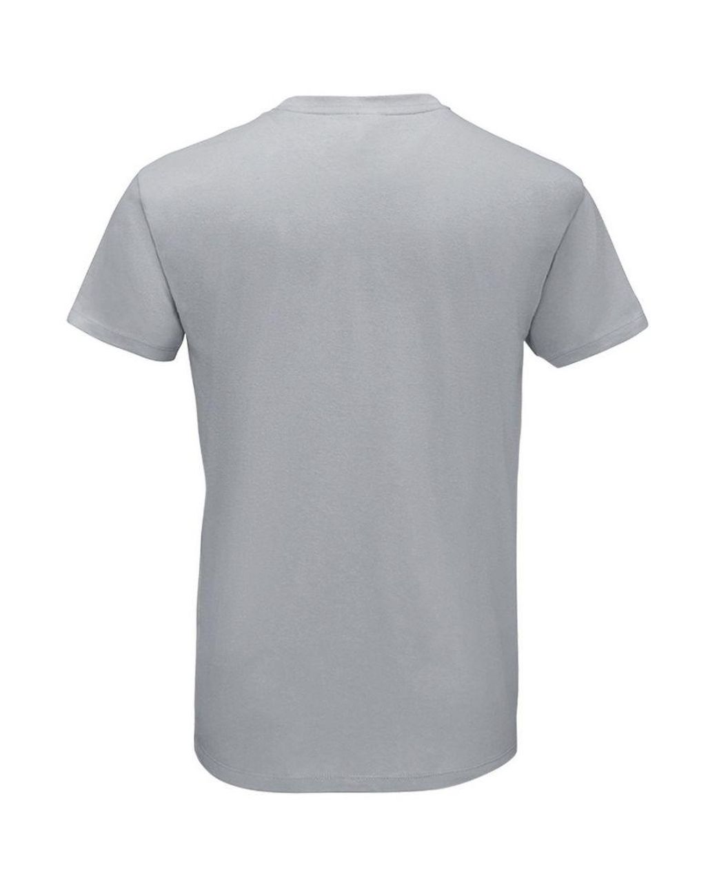 Sol's Gray Regent Short Sleeve T-Shirt (Pure) Cotton for men