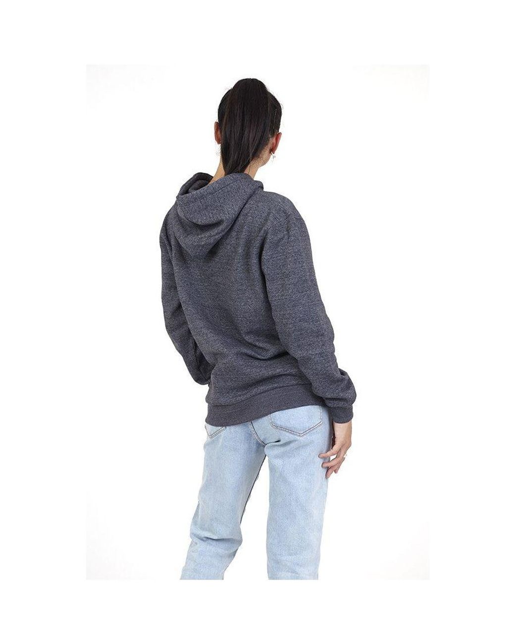 Brave Soul Blue Ladies Hoodies Warm Cotton Pullover Hooded