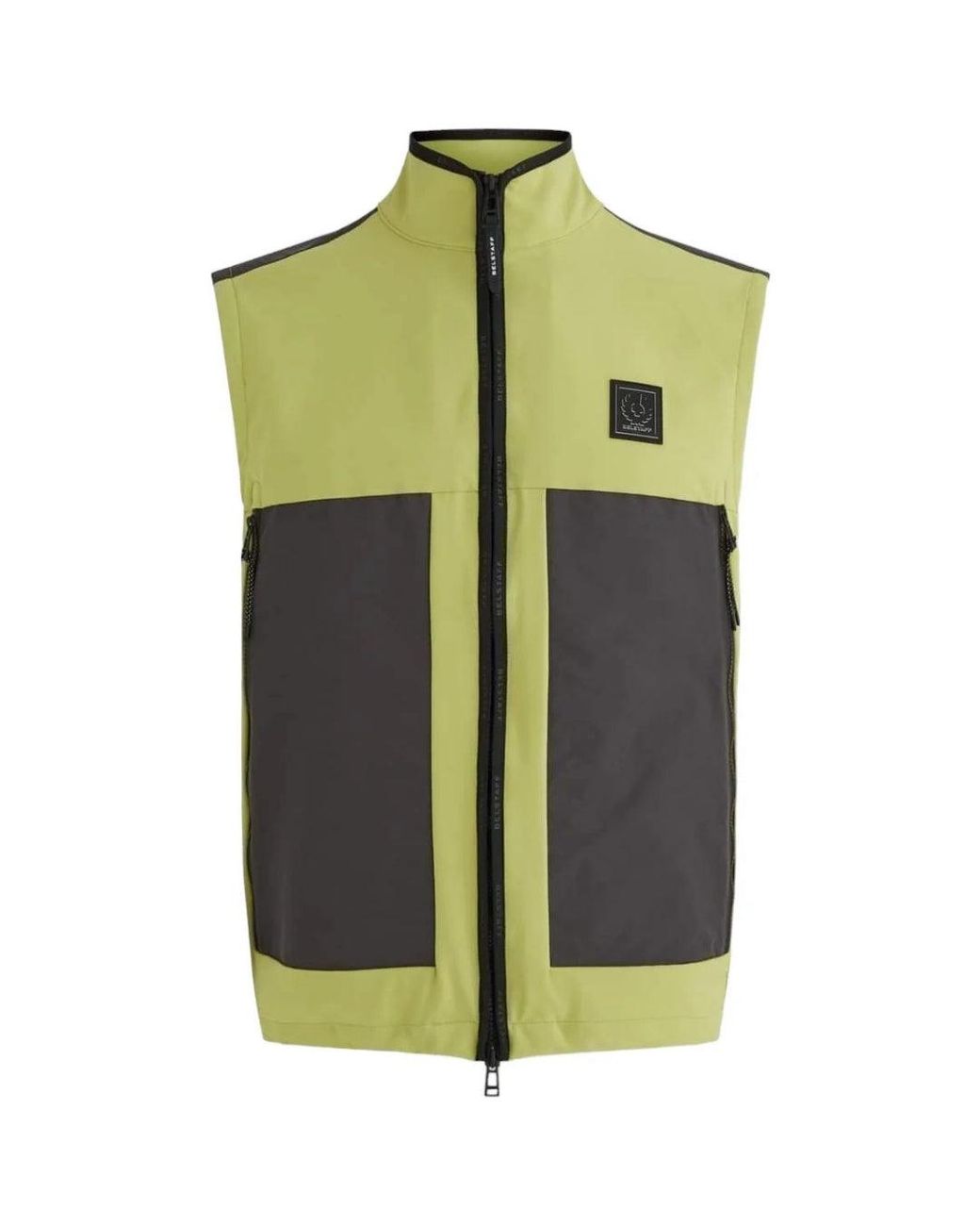 Belstaff Green Ratio Lime Gilet Jacket for men