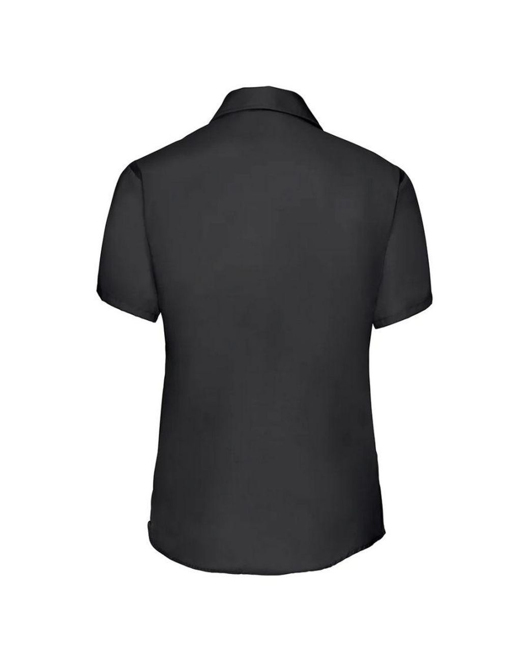 Russell Black Collection /Ladies Ultimate Non-Iron Short-Sleeved Shirt Cotton