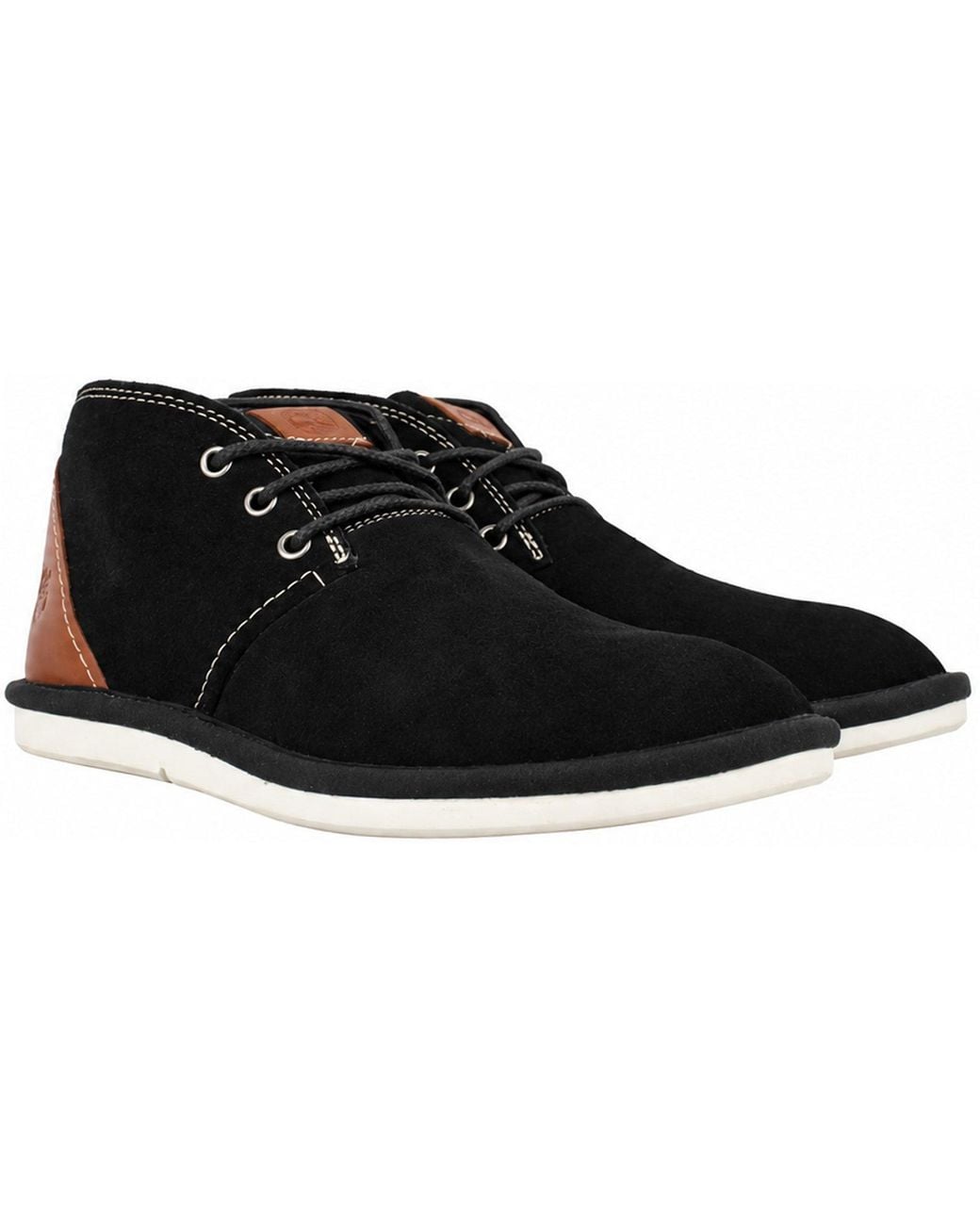 Timberland Black City Shuffler Chukka Boots Suede for men
