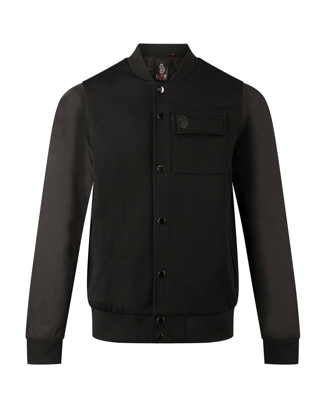 Luke 1977 Black Chief Premium Bomber Jacket for men