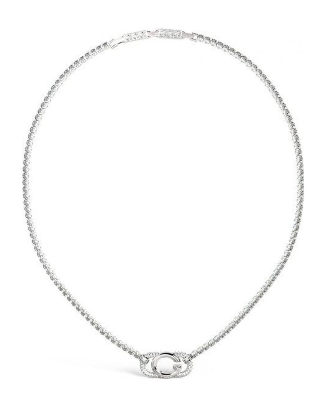 Guess White Jubn04506Jwrht-U Ladies Necklace