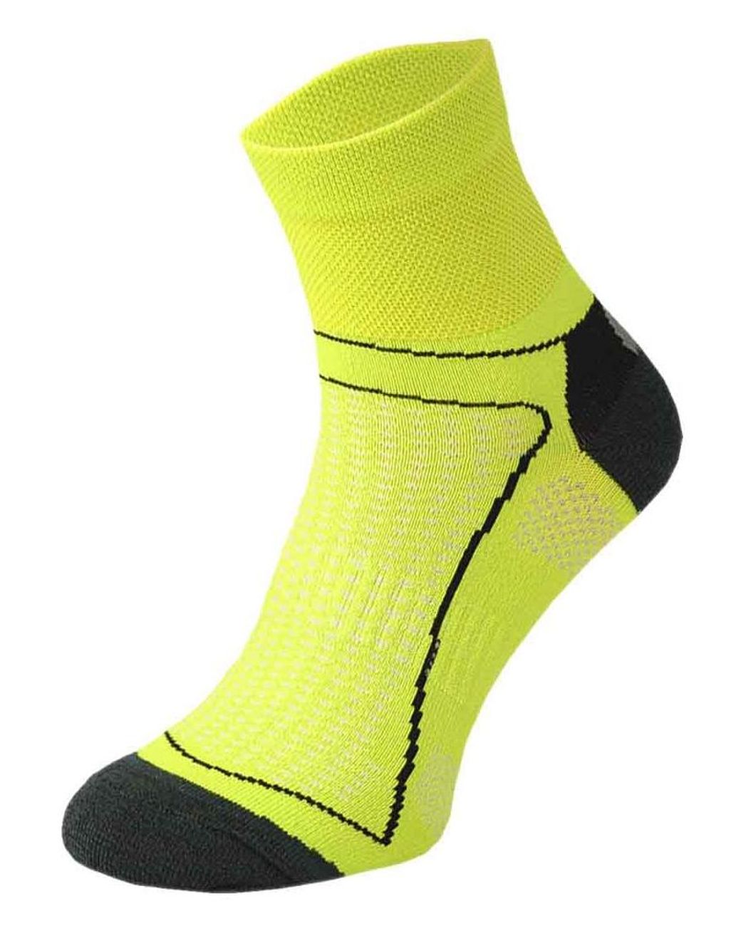 Comodo Yellow High Vis Neon Cycling Socks For Bike for men