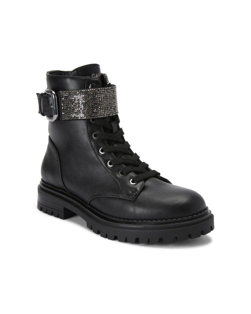 Carvela Kurt Geiger Black Glisten Ankle Boots