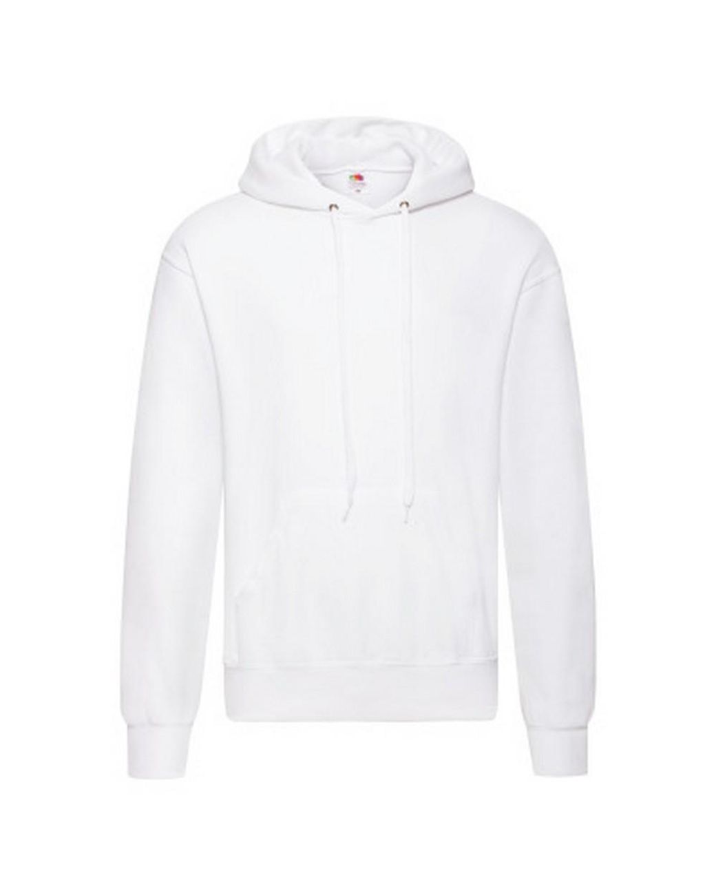 Fruit Of The Loom White Adults Classic Hooded Sweatshirt