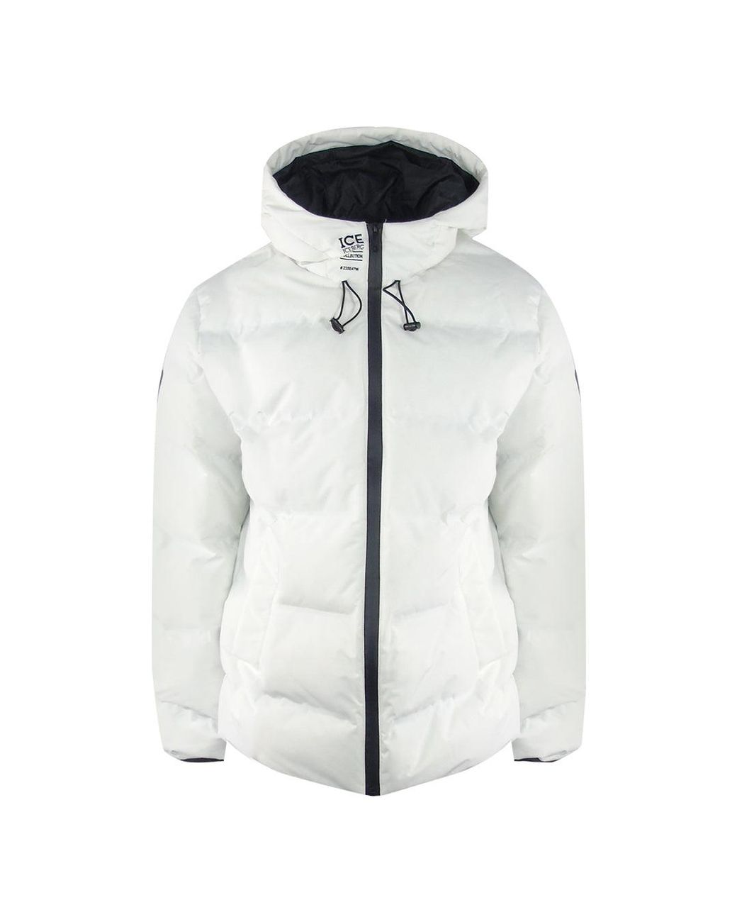 Ice Iceberg Blue Plain Padded Jacket for men