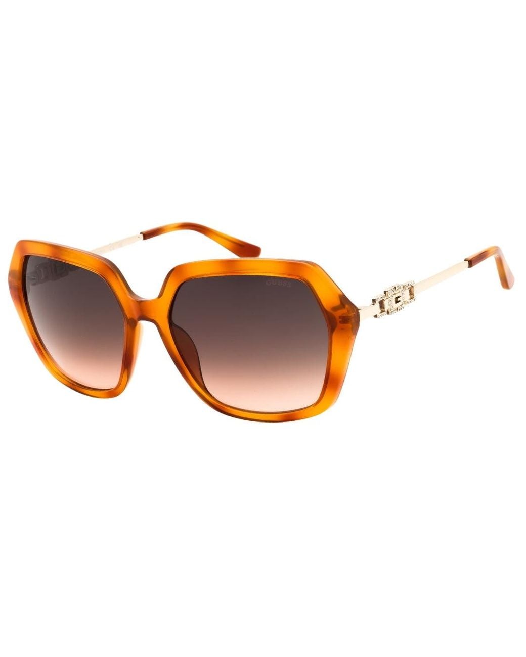 Guess Brown Blonde Havana Sunglasses