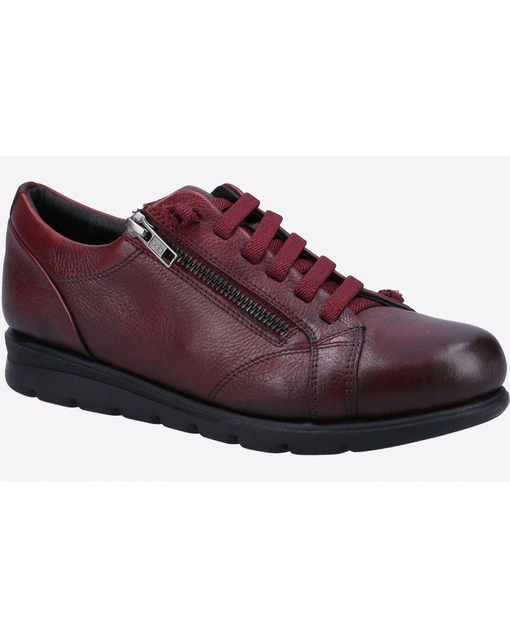 Fleet Foster Red Polperro Memoru Foam Shoes