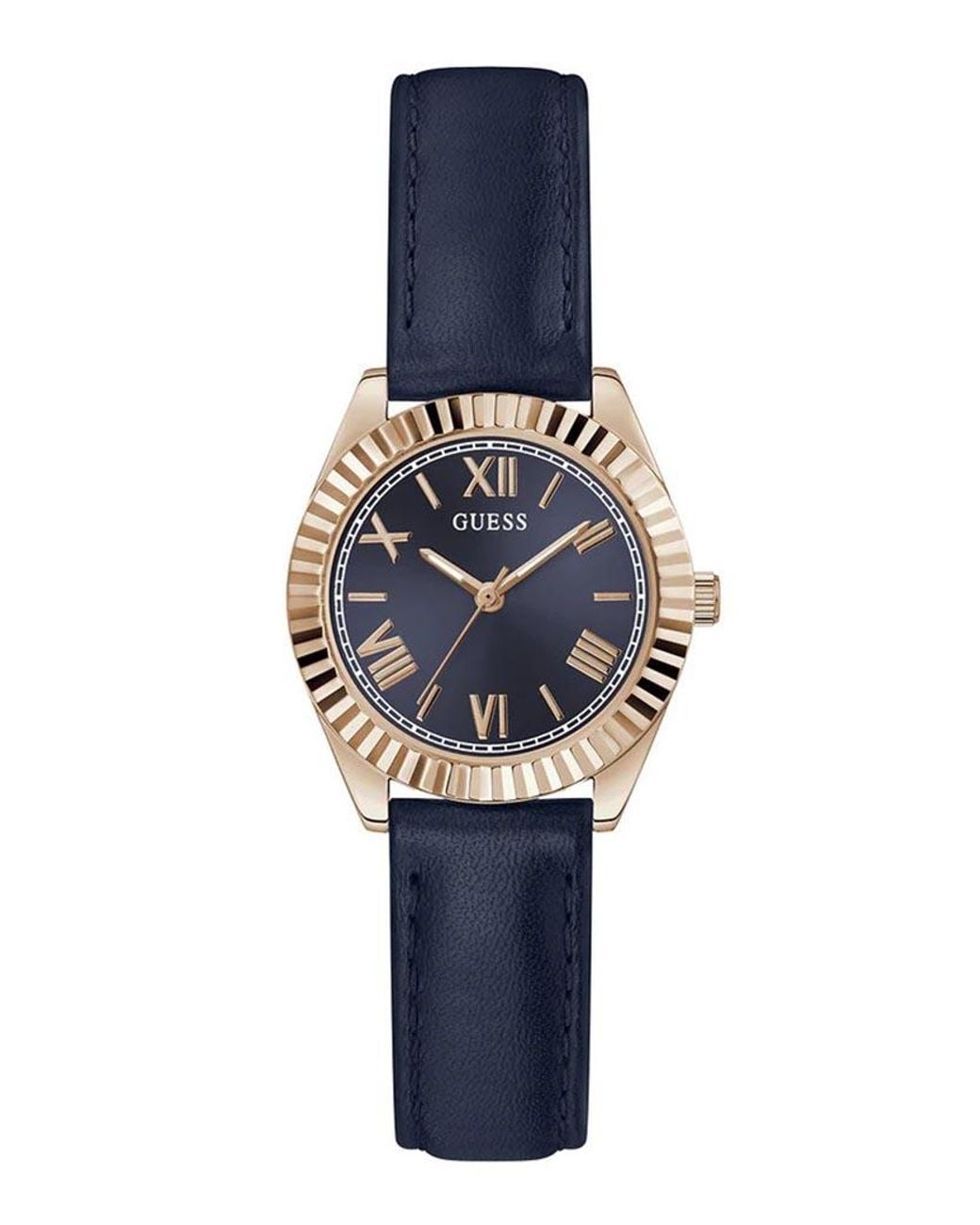 Guess Blue Mini Luna Watch Gw0761L2 Leather