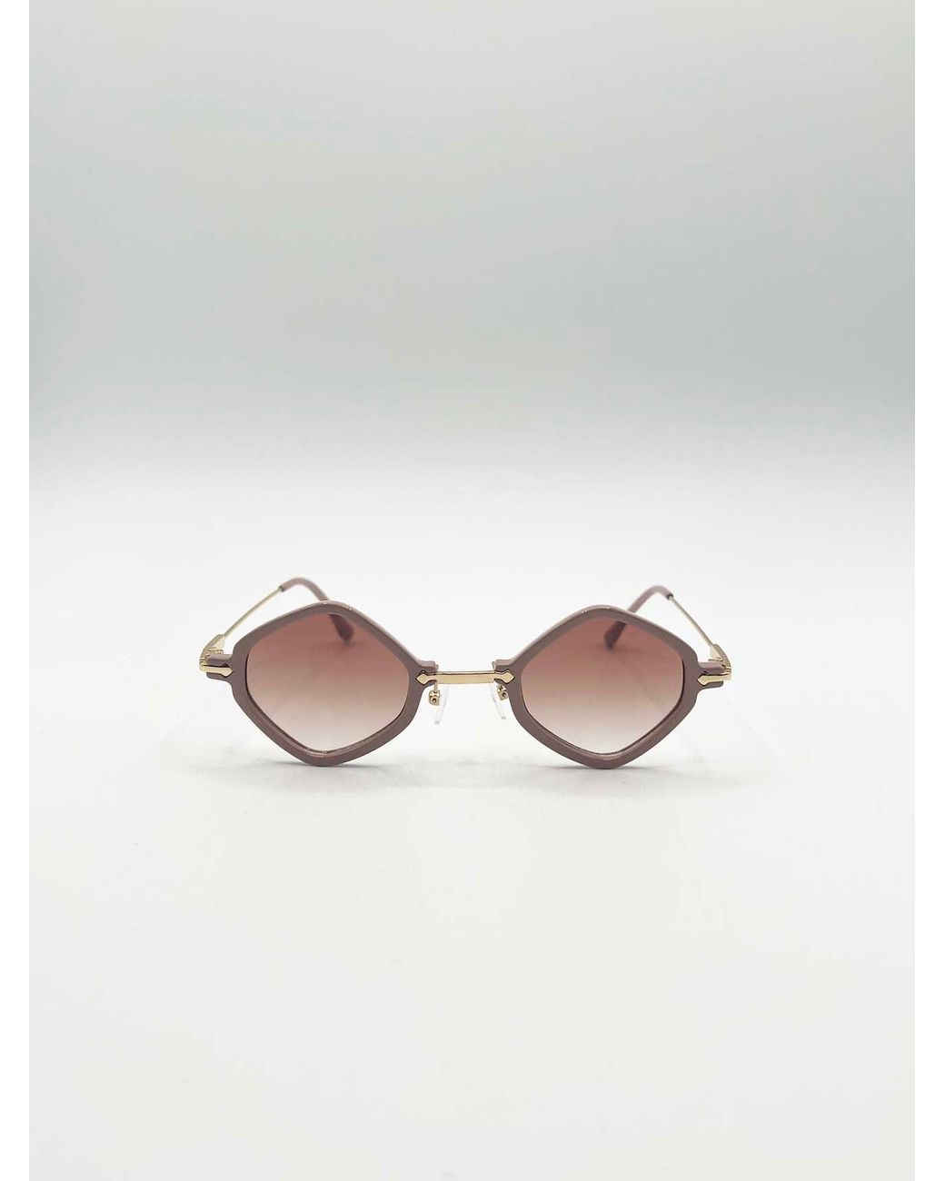 SVNX Natural Diamond Shape Sunglasses
