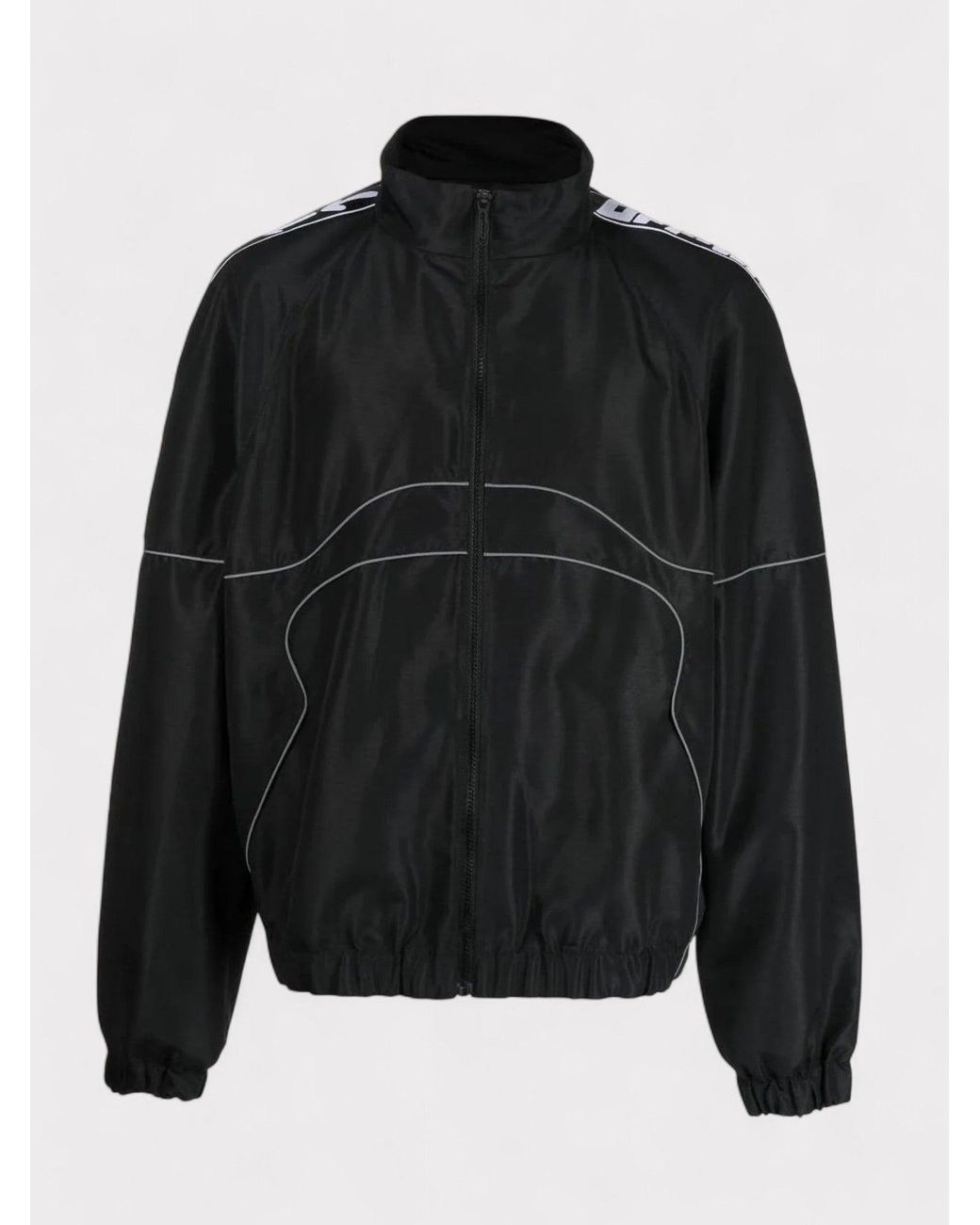 Off-White c/o Virgil Abloh Black Piping Logo Track Jacket for men