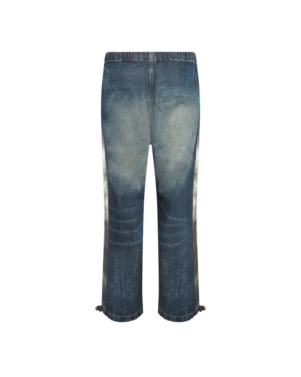 DIESEL Blue D Martial S3 Wide Leg Jeans for men