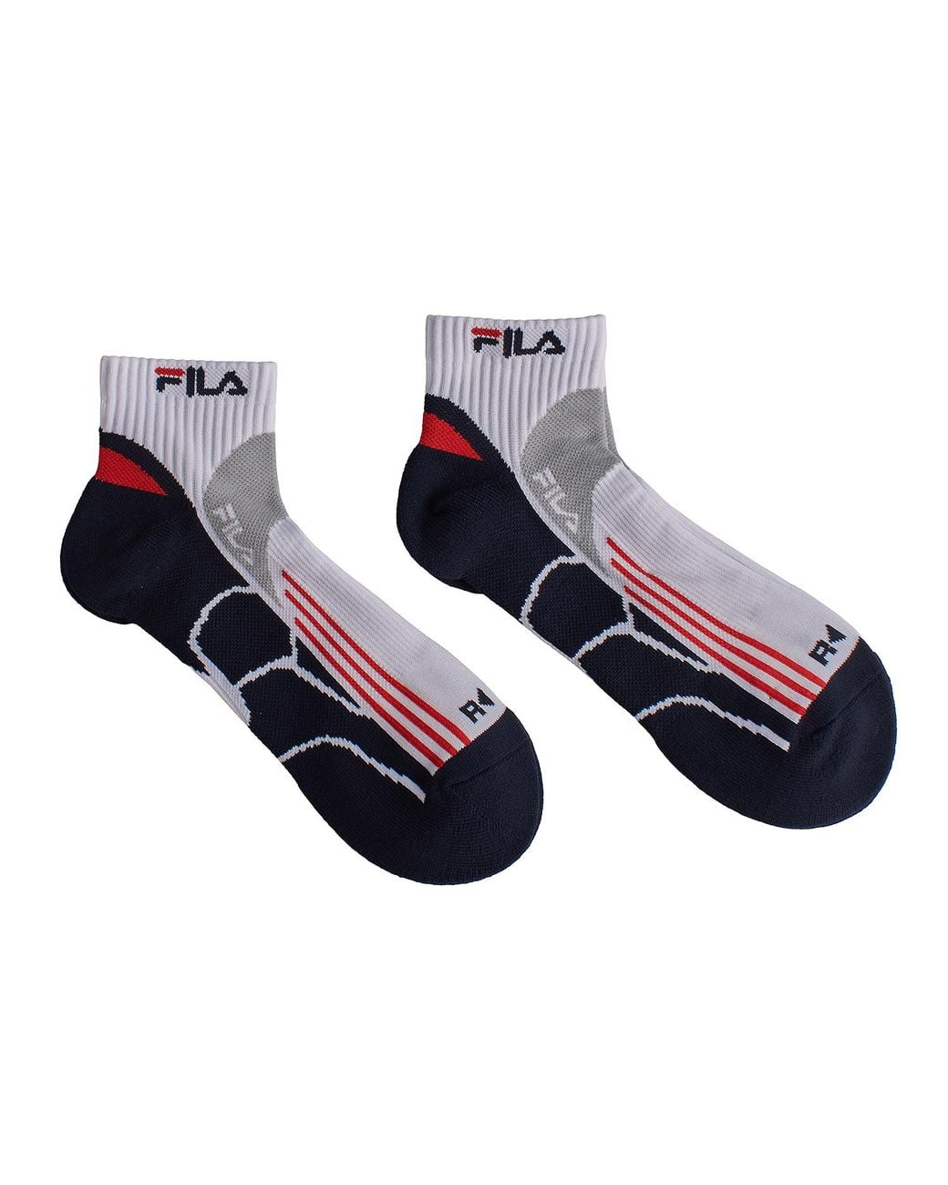 Fila Blue Pack-2 Quarter Running Socks F2526 For for men