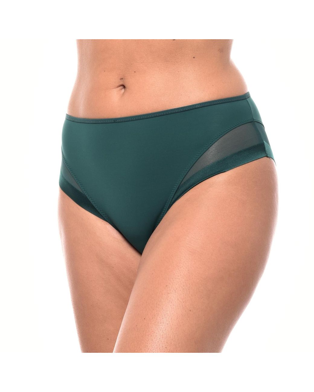 Dim Green Generous Elastic And Breathable Fabric Panties 00A63 For Offers Comfort And Natural Movement