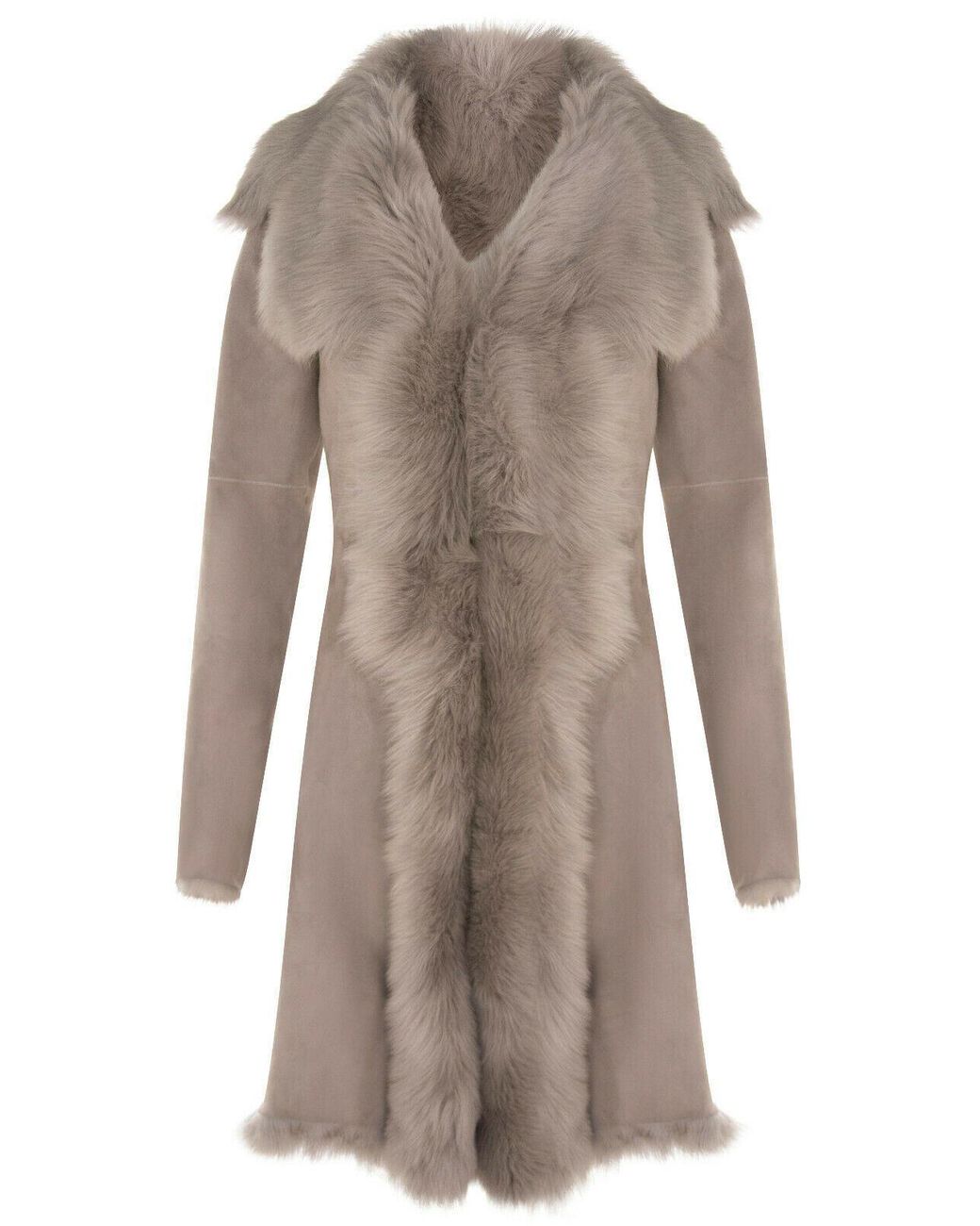 Infinity Leather Brown Toscana Sheepskin Suede Trench Coat-Tbilisi