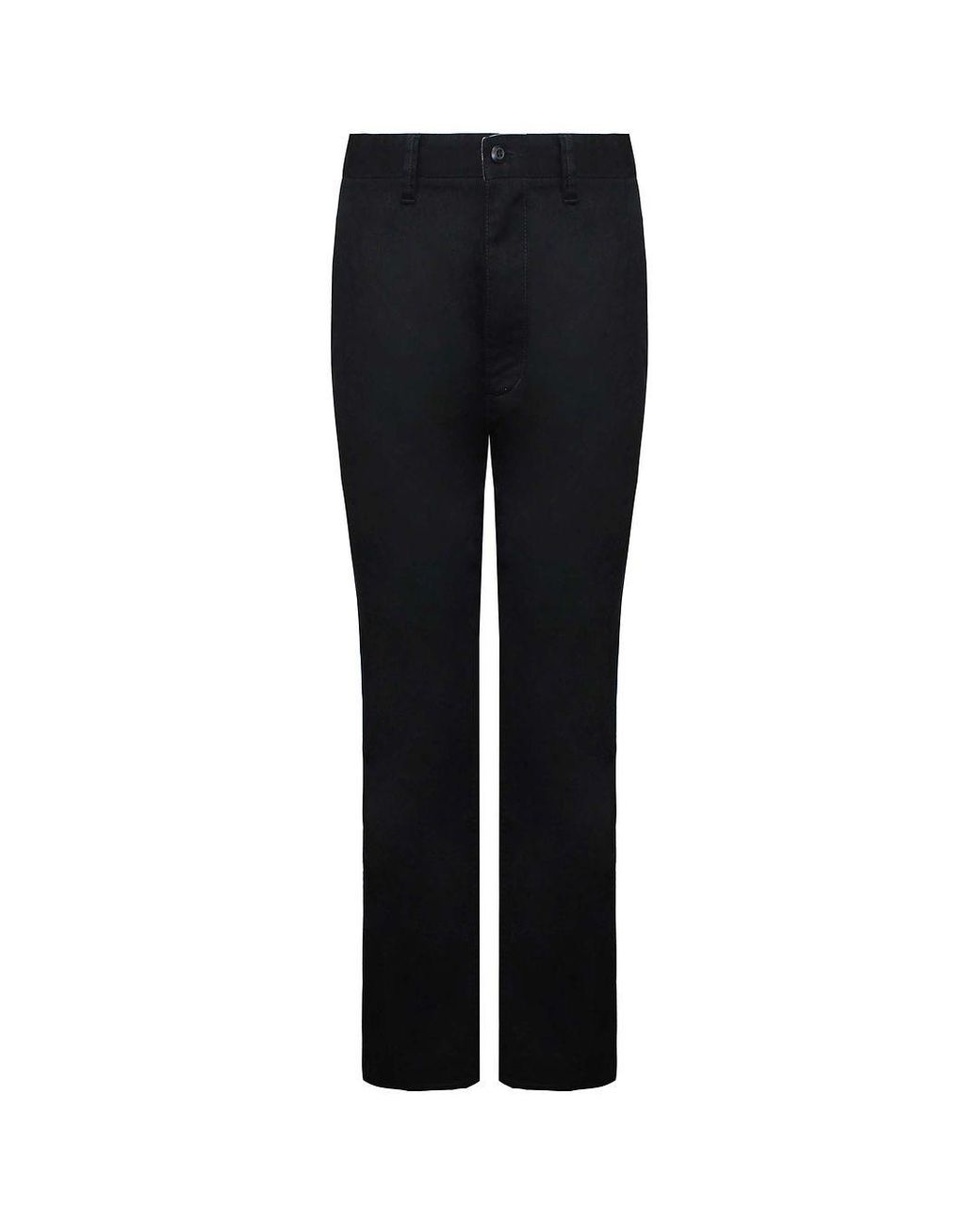 Vans Black Off The Wall Regular Fit Trousers Cotton for men