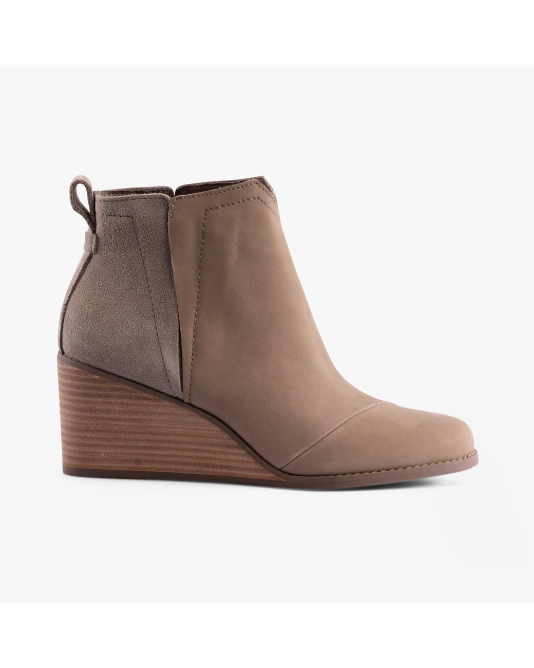 TOMS Brown Clare Boots Natural
