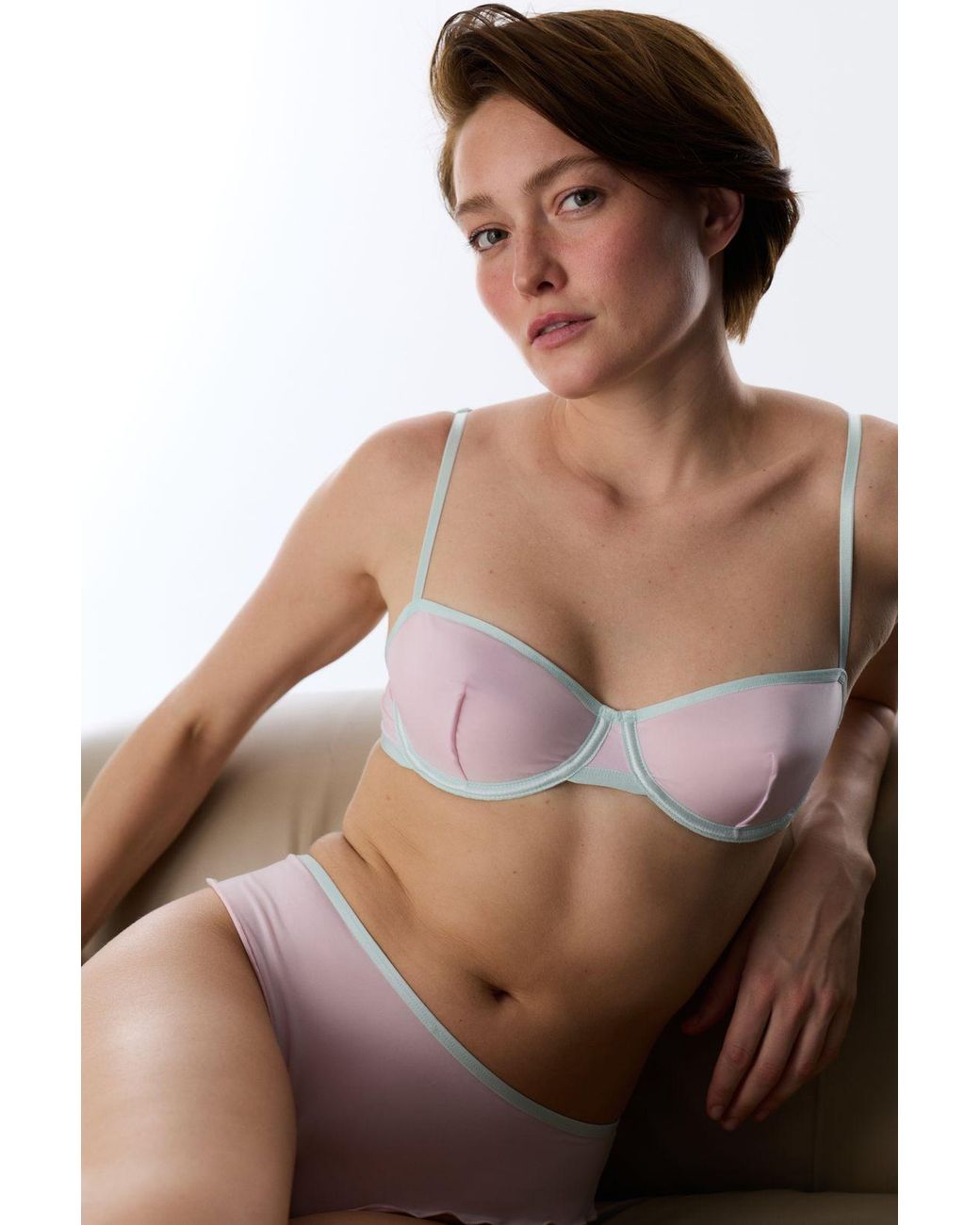 Penti Brown Underwired Jersey Bra
