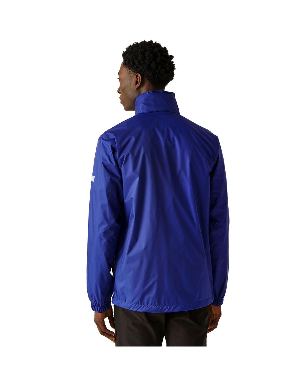 Regatta Blue Lyle Iv Lightweight Waterproof Outdoor Walking Packaway Jacket for men