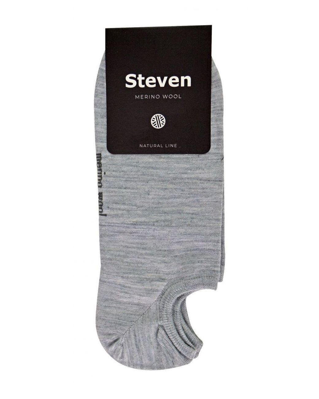 Steve Madden Gray Merino Wool Low Cut Socks for men