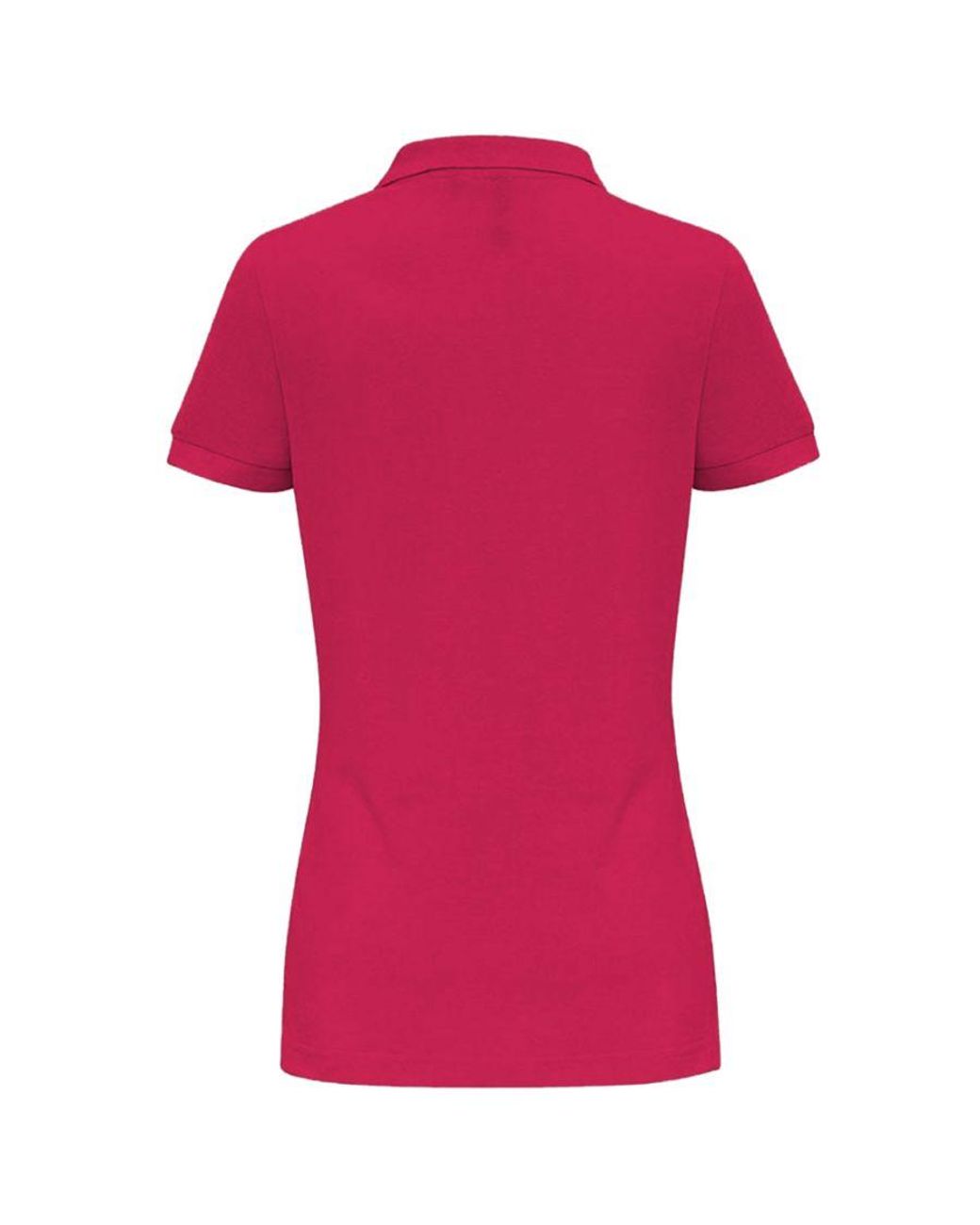Asquith & Fox Pink Ladies Plain Short Sleeve Polo Shirt (Hot)