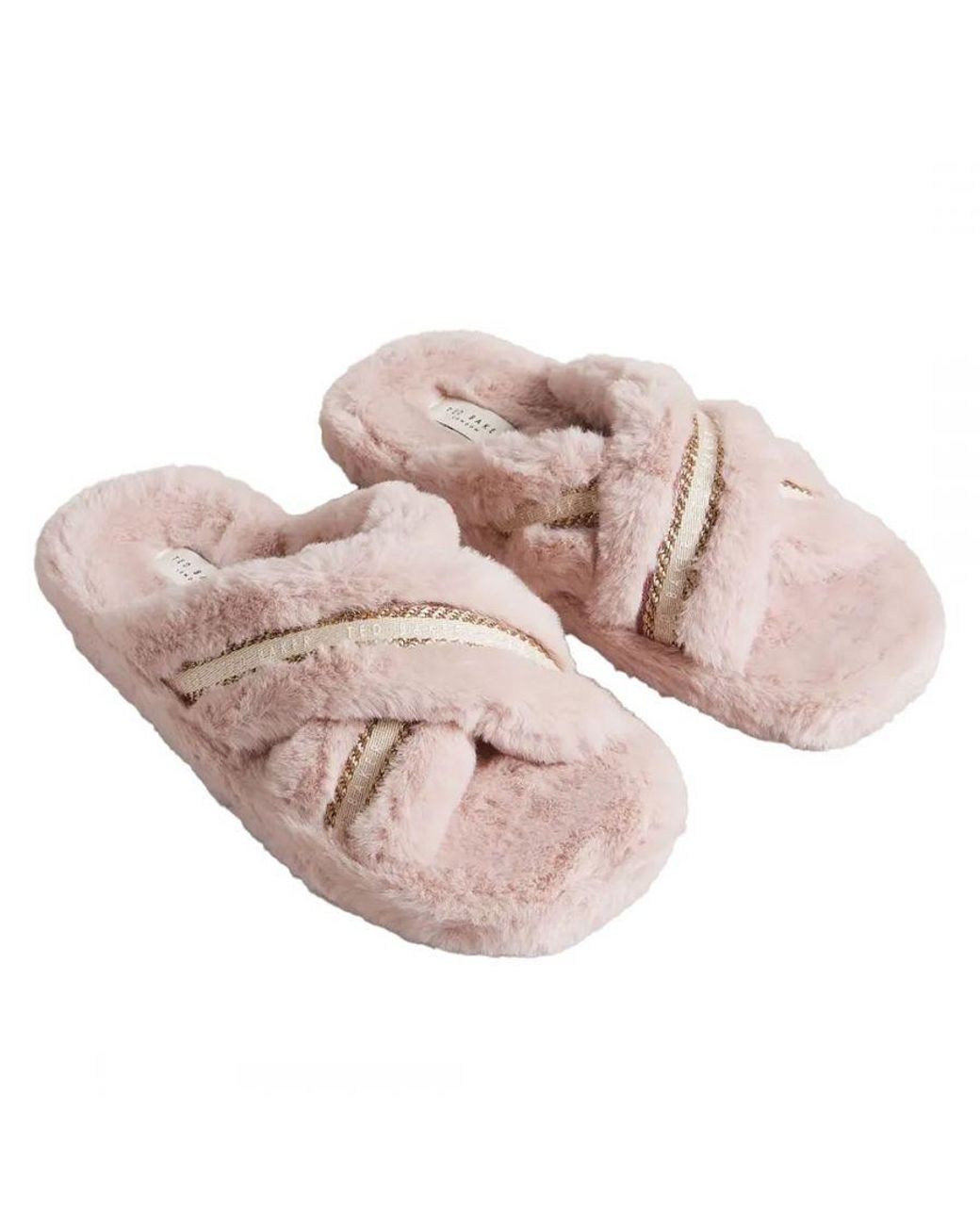 Ted Baker Pink Topply Slippers