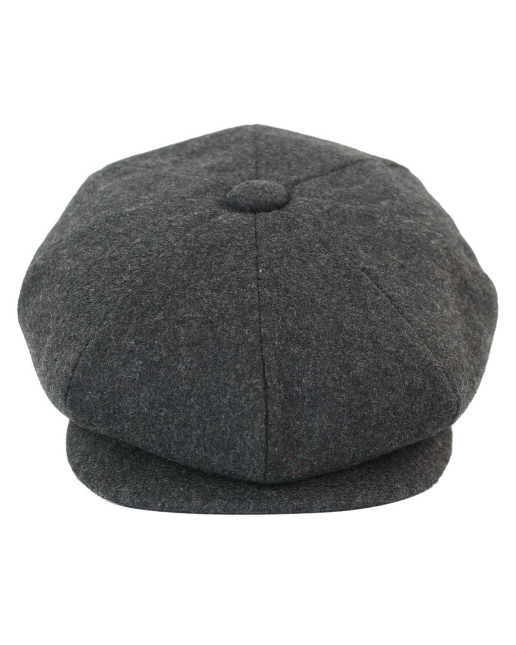 Infinity Leather Black Peaky Blinders Newsboy 8 Panel Hat for men