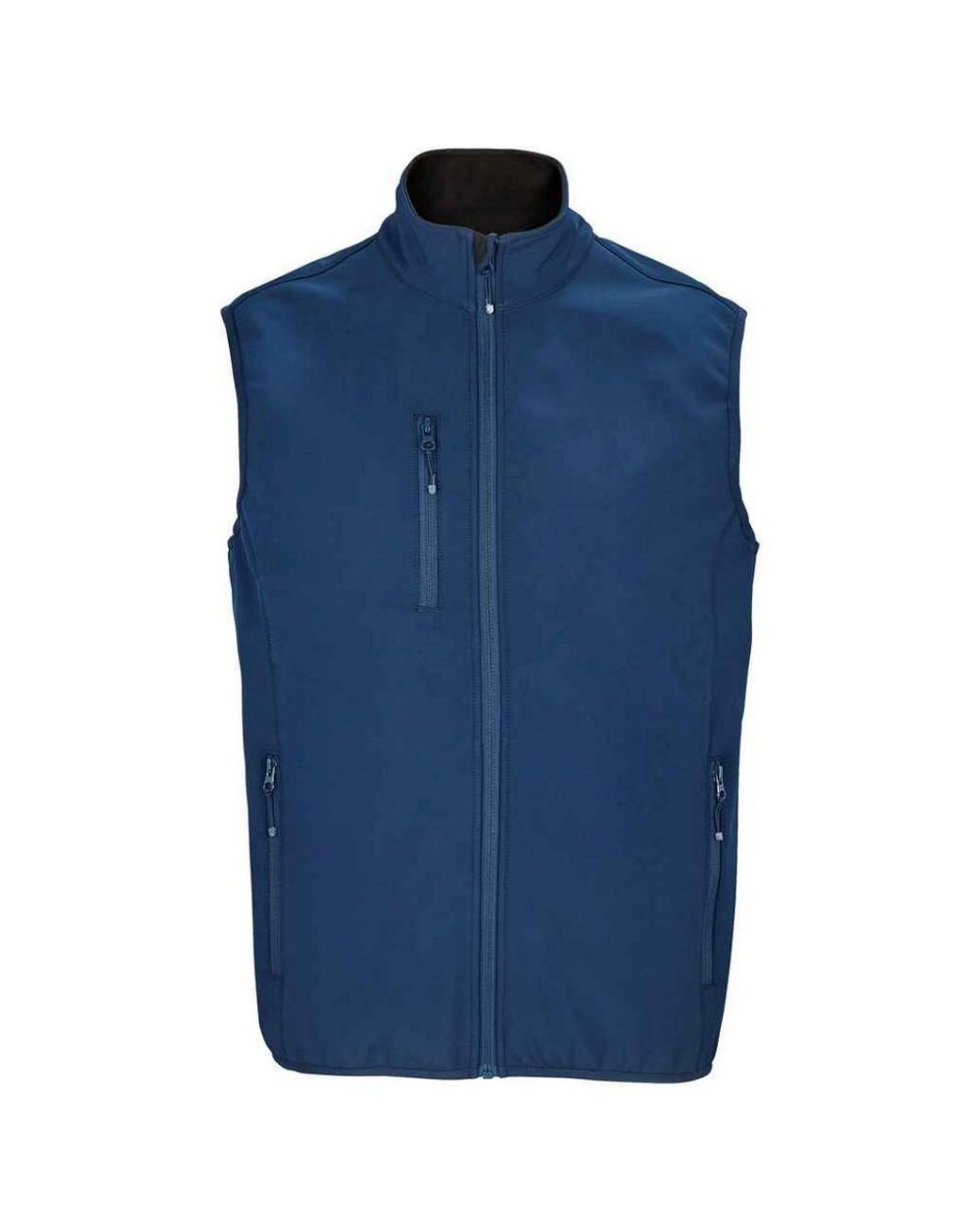 Sol's Blue Falcon Softshell Recycled Body Warmer (Abyss) for men