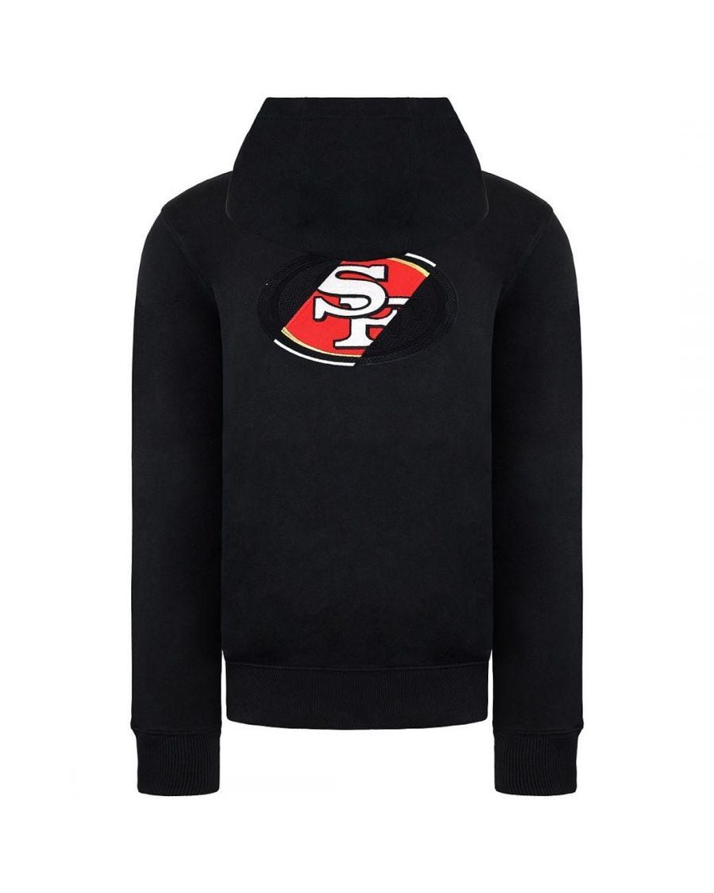 Fanatics Black Us Sports San Francisco 49Ers Sweatshirt Zip Up Track Top for men